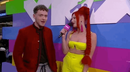 justina valentine bazzi gif by 2020 mtv video music awards find share on giphy
