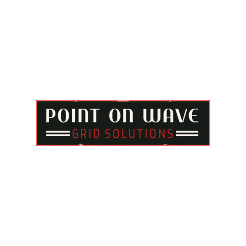 Point On Wave Sticker