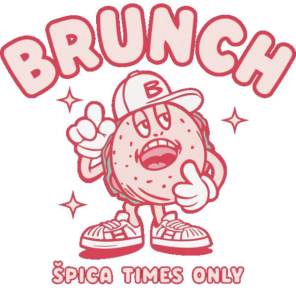 Brunch Bagel Sticker