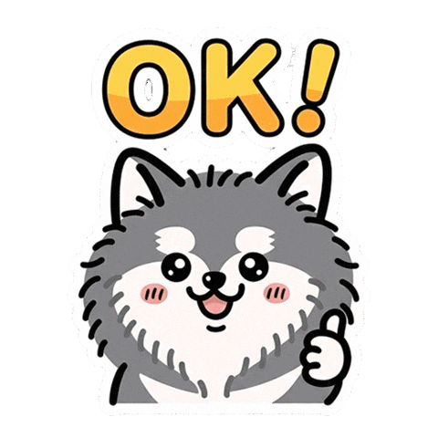 Dog Ok Sticker