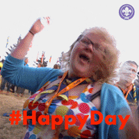 happy day dancing GIF by World Scouting