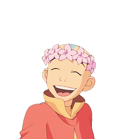 Happy Avatar Aang Sticker