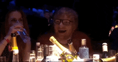 ed sheeran lol GIF by BRIT Awards