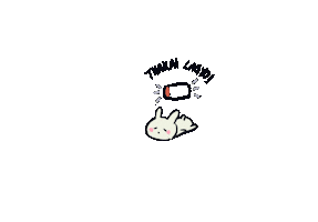 Sad Bunny Sticker