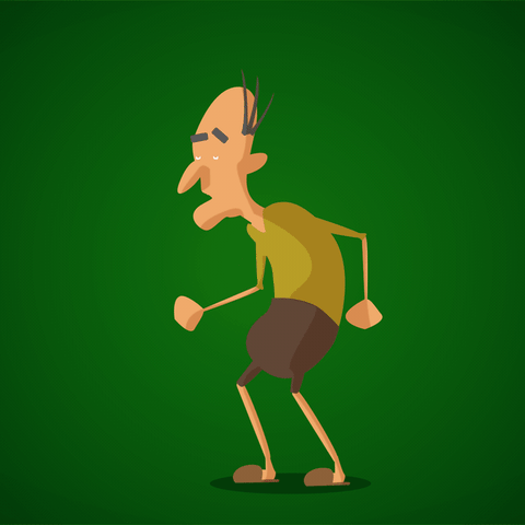 Old Man Animation GIF by Weltenwandler - Find & Share on GIPHY