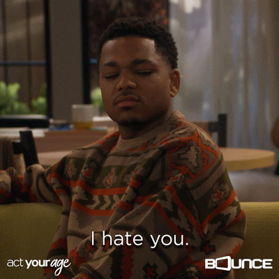 I Hate You Ugh GIF by Bounce - Find & Share on GIPHY