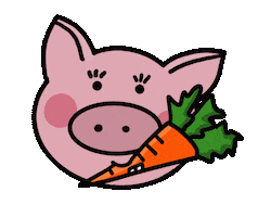 Wittlich Schweinchen Sticker by Kleinod-Illustrationen UG