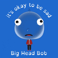 Big Head Love GIF by BigHeadBob.com