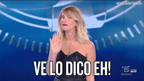 Isola13 Beware GIF by Isola dei Famosi
