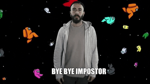 Imposter Shrug GIF by TheFactory.video - Find & Share on GIPHY
