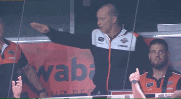 Michael Maguire Pointing GIF by Wests Tigers