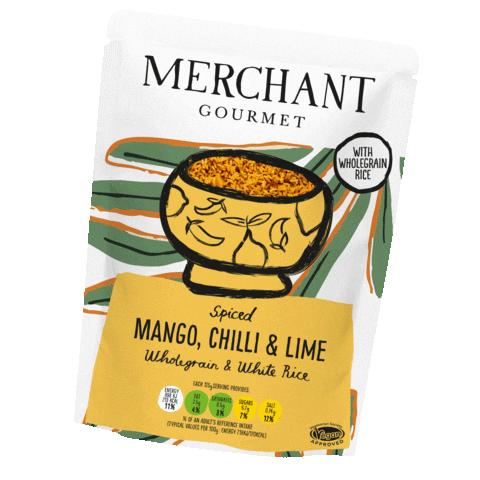 Rice Lime Sticker by Merchant Gourmet