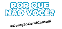 Pontocom Carolmetreina Sticker by Carol Cantelli