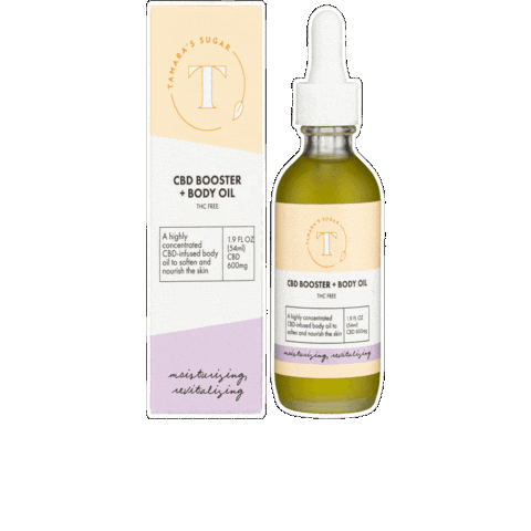 Cbd Cbdbooster Cbdbodyoil Tamarassugar Bodyoil Aftercare Sticker by Tamara's Sugar