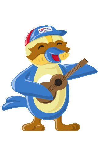 Guitar Ukulele Sticker by Pacific Islands Club Guam