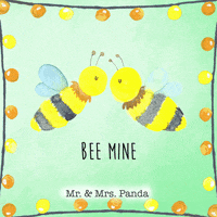 Pandaliebe Bee Mine GIF by Mr. & Mrs. Panda