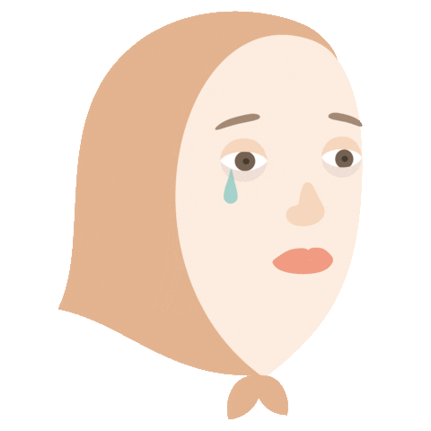 Sad Cry Sticker
