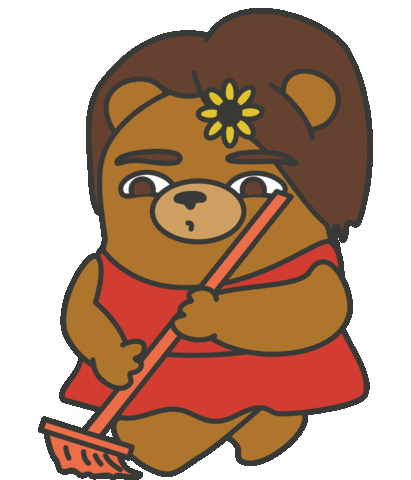 Housework Sticker by maludbear