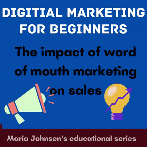 Word Of Mouth Marketing GIF by Maria Johnsen