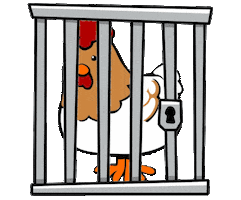Chicken Hen Sticker by fatcat