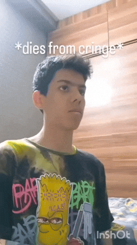 Dies From Cringe GIF
