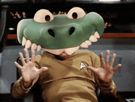 Shocked Hands Up GIF by TokenGators