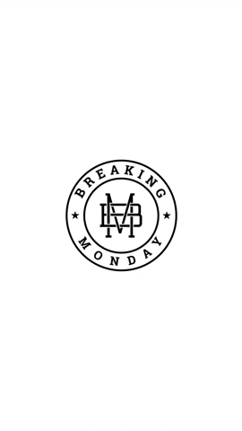 Breakingmonday logo fitness brand spinning GIF