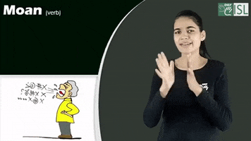 Sign Language Moan GIF by ISL Connect