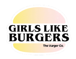 Vegan Burger Sticker by The Vurger Co
