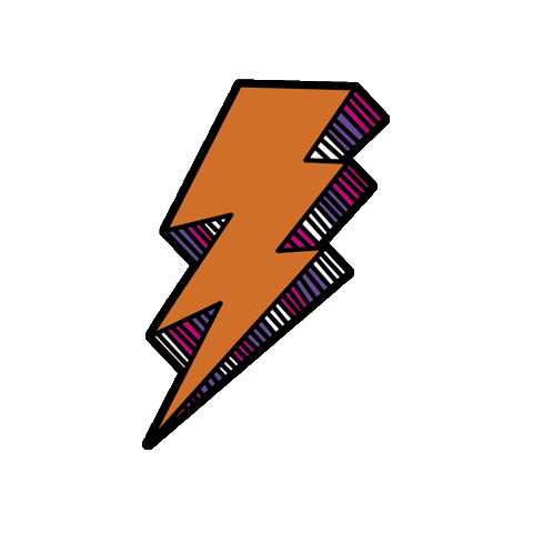 Thunder 雷 Sticker by SimWorks