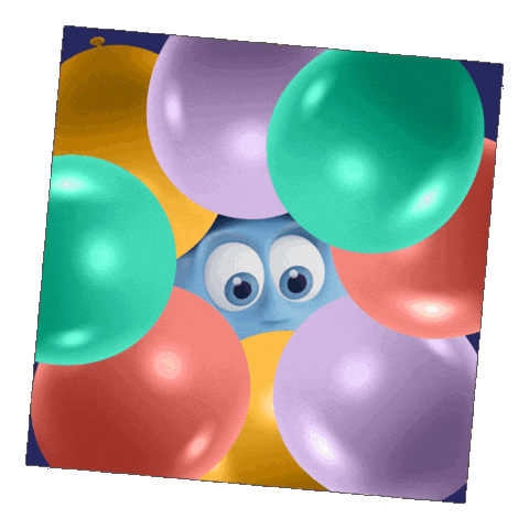 Birthday Bostik Sticker by Oom Bigbo