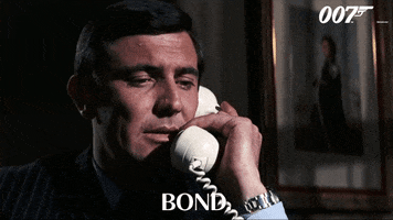 George Lazenby Name GIF by James Bond 007