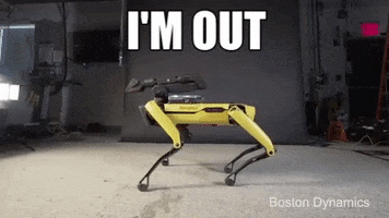 Leaving Boston Dynamics GIF by Truly.