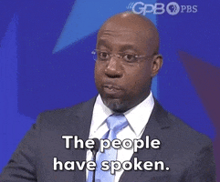 Warnock The People Have Spoken GIF by Election 2020
