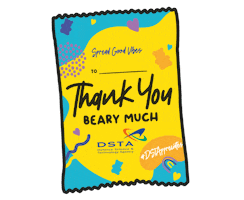 DSTA Spread Good Vibes Sticker