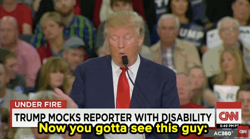 donald trump mocks disabled reporter gif donald trump mocks disabled reporter gif