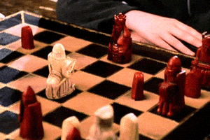Post Chess GIF