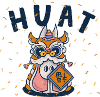 Celebrate Chinese New Year Sticker by Oatbedient