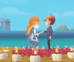 Couple Marry GIF by My Time At Portia