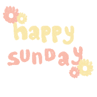 Greeting Happy Sunday Sticker
