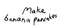 Banana Pancakes Sticker by Junkyard