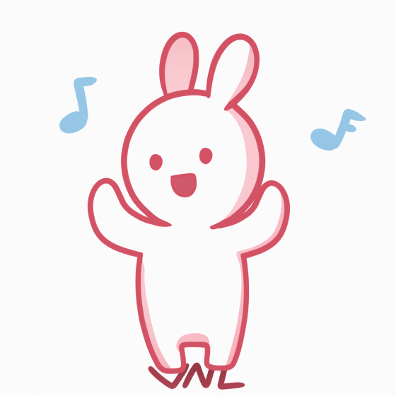 Dance Bunny GIF by vanlau