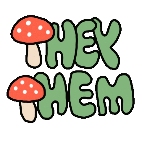 Mushroom Sticker by Bode Burnout
