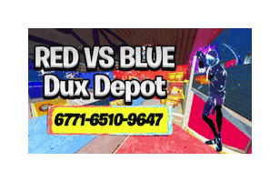 Red Vs Blue Sticker by Dux