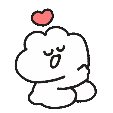 I Love You Hearts Sticker by おめがちゃん