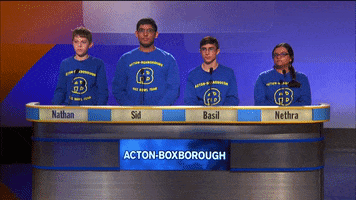 acton-boxborough massachusetts GIF by WGBH's High School Quiz Show