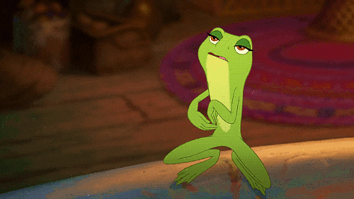 princess and the frog facepalm GIF
