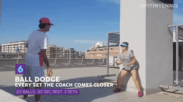 Tennis Player Reaction GIF by fitintennis
