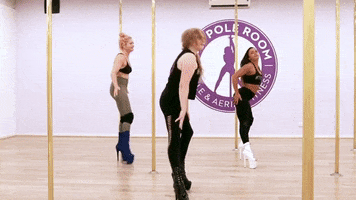 thepoleroomau sexy pole dance high heels pole dancing GIF
