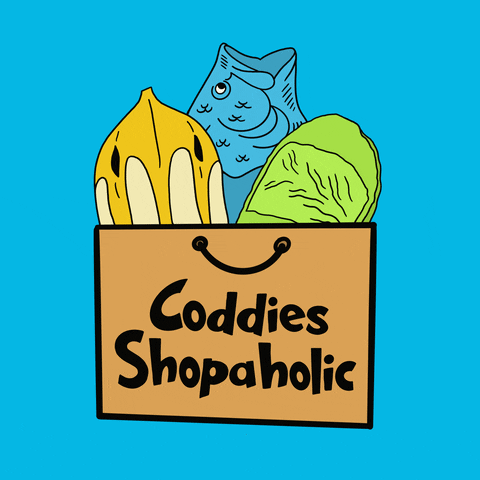 Shopping Fish GIF by Coddies